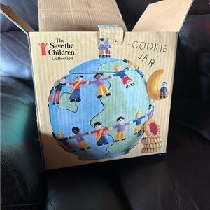 Save the children cookie jar